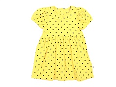 Mini Rodini yellow kjole polka dots